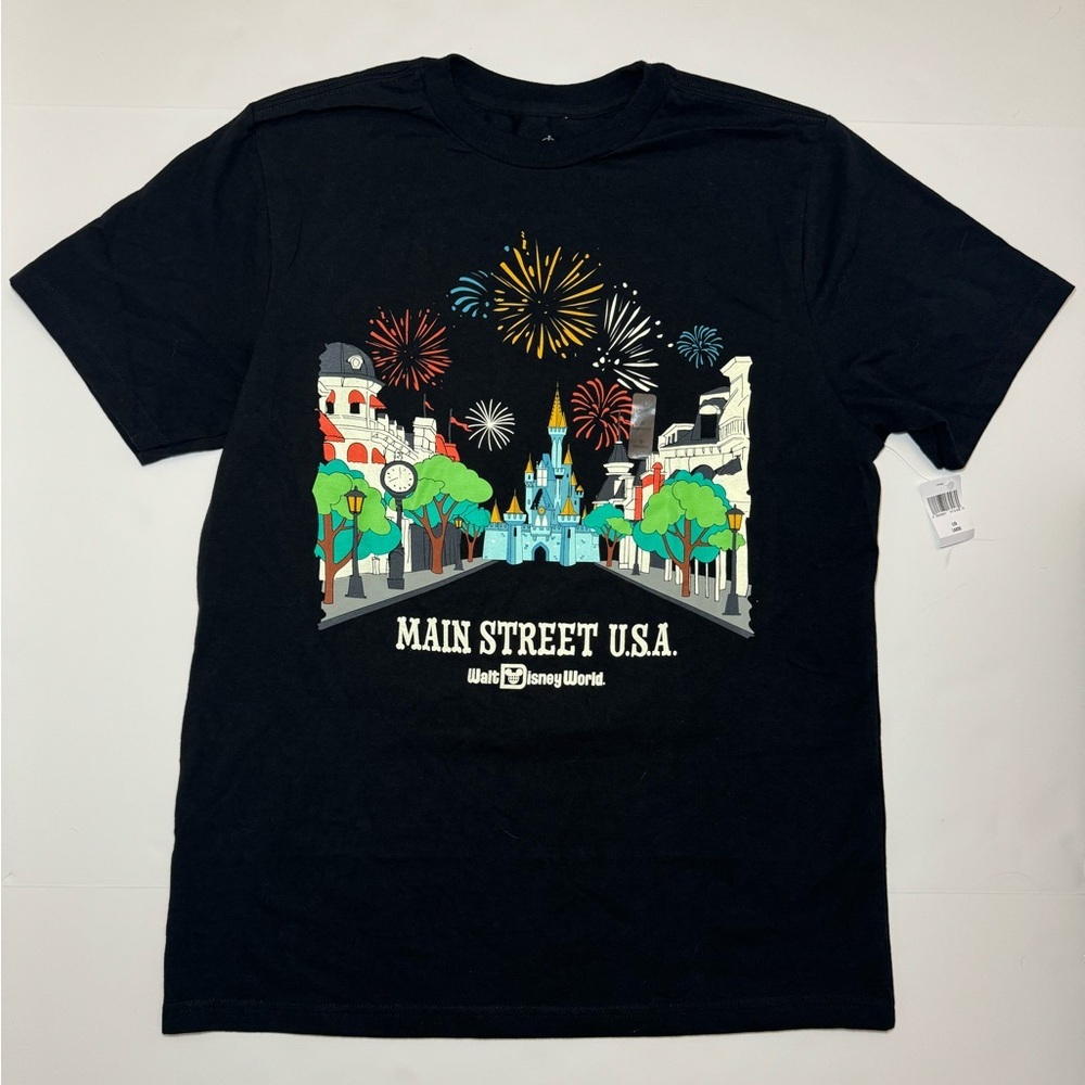 Disney Main Street USA tshirt unisex size L brand new with tags